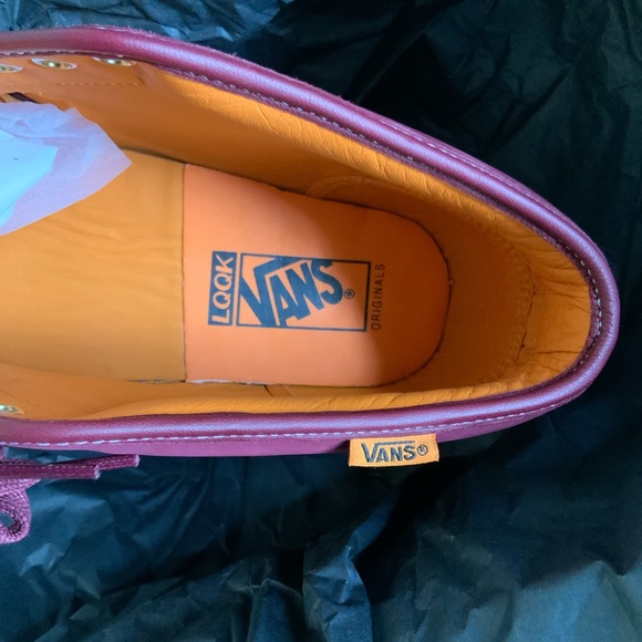 VANS  X LQQK Og Chukka Boot Lx CircleV/Burgandy  Men’s Size 10 - Picture 8 of 8